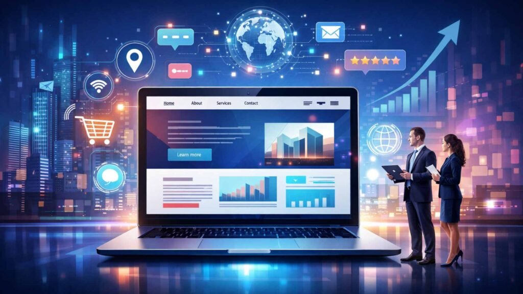 Why Every Business Needs a Professional Website in 2026 Professional website helping business grow and attract customers in 2026